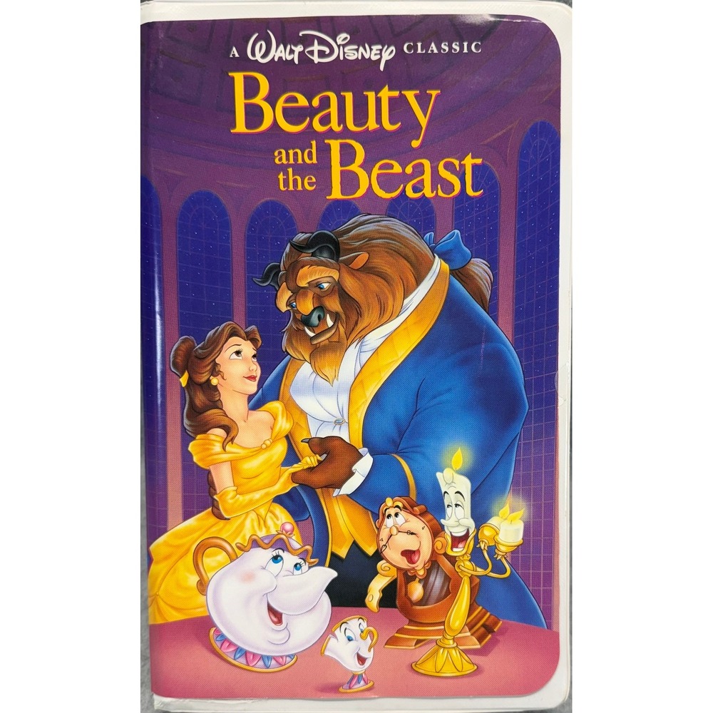Disney Beauty and the Beast VHS Black Diamond Classic 1325 Walt Disney